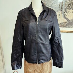 ✨ VINTAGE 1990s leather jacket